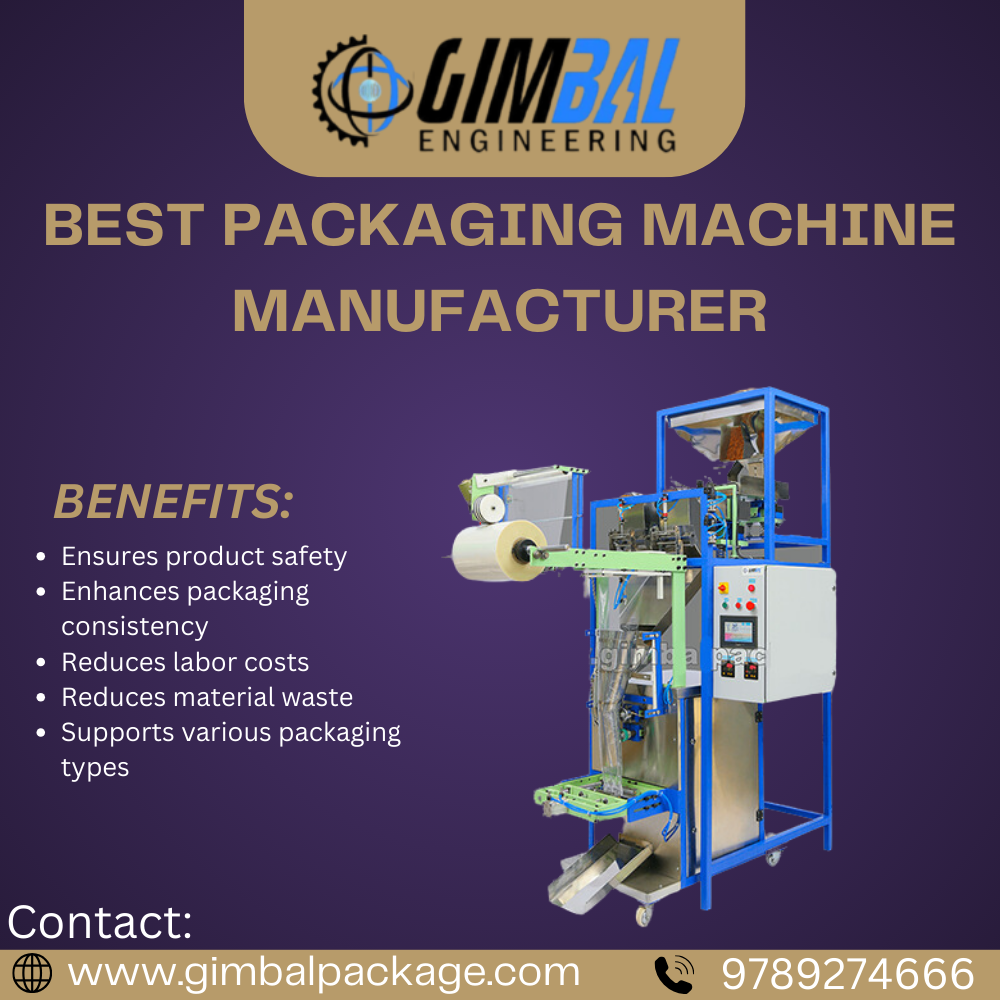 Best Packaging Machine Manufacturer – Gimbal Engineering