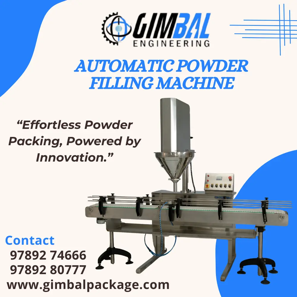 Automatic Powder Filling Machine Manufacturer – Gimbal Engineering