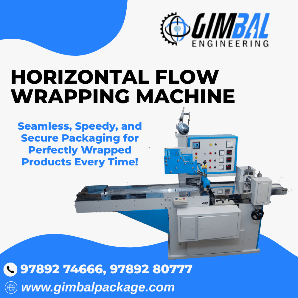 Horizontal Flow Wrapping Machine Manufacturer – Gimbal Engineering