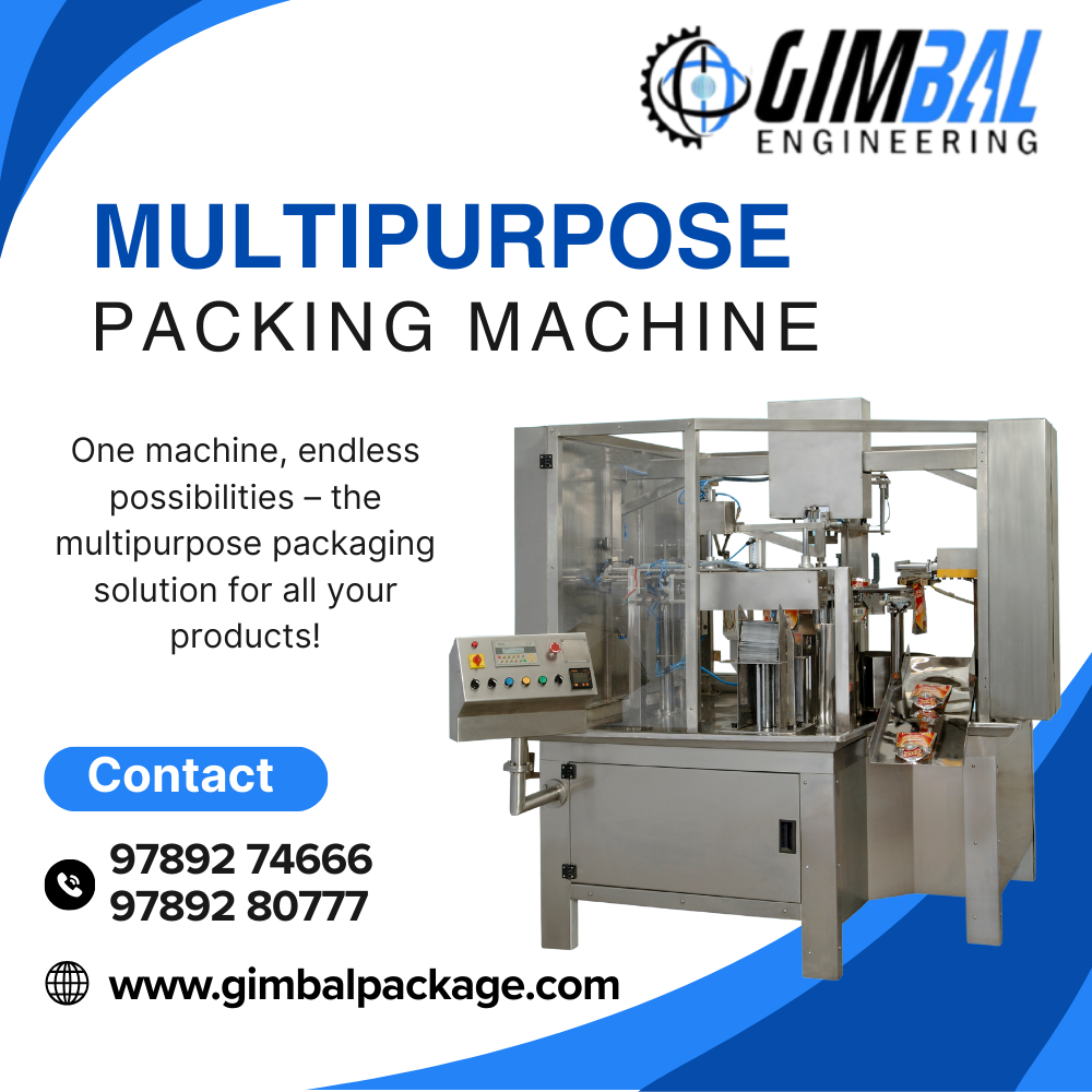 Multipurpose Packaging Machine Manufacturer – Gimbal Engineering
