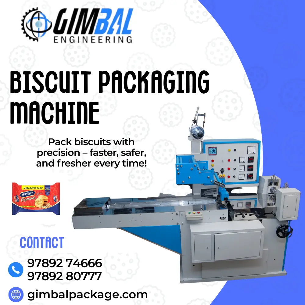 Biscuit Packaging Machine Manufacturer – Gimbal Engineering