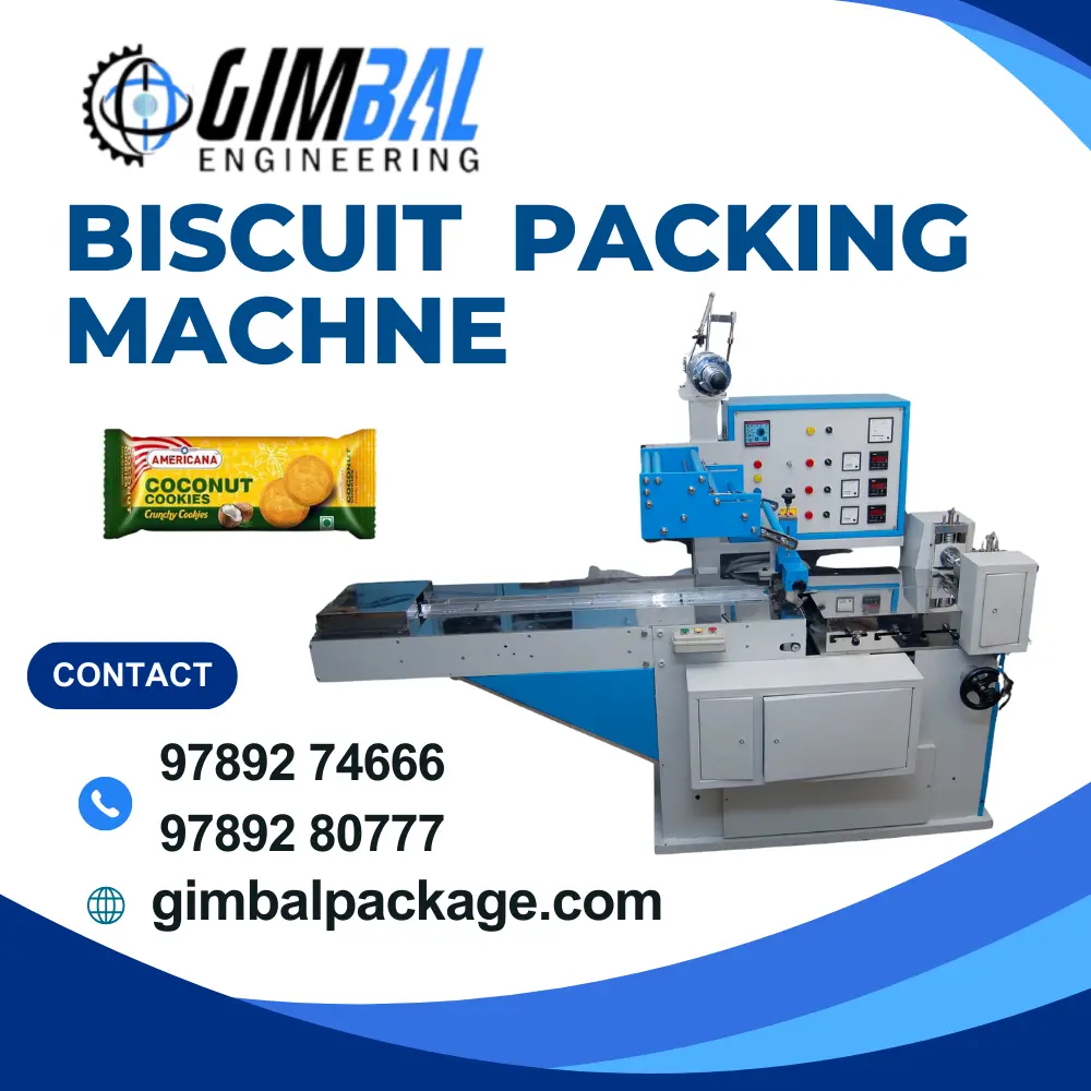 Biscuit Packing Machine Manufacturer in Tamilnadu – Gimbal Engineering