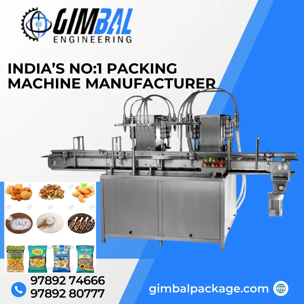 Packing Machine Manufacturer in Coimbatore – Gimbal Engineering: Delivering Precision, Speed & Reliability.
