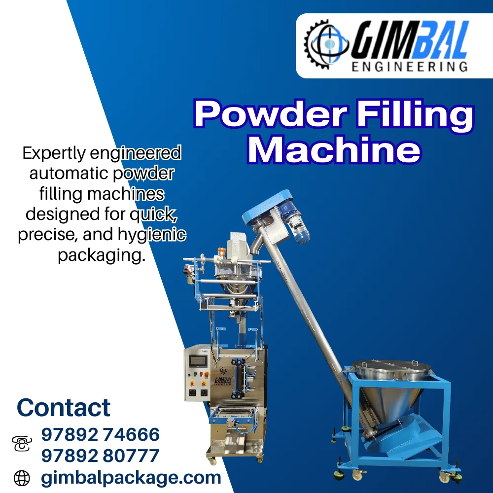 Best and Affordable Powder Filling Machines Manufacturer – Gimbal Engineering