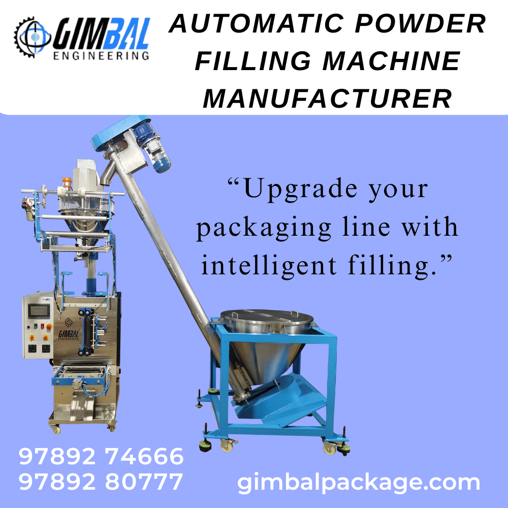 Automatic Powder Filling Machine Manufacturer – Gimbal Engineering