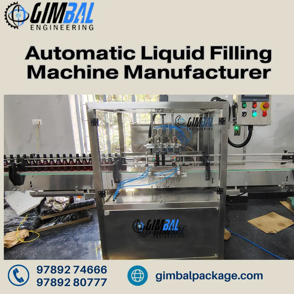 Automatic Liquid Filling Machine Manufacturer in Coimbatore