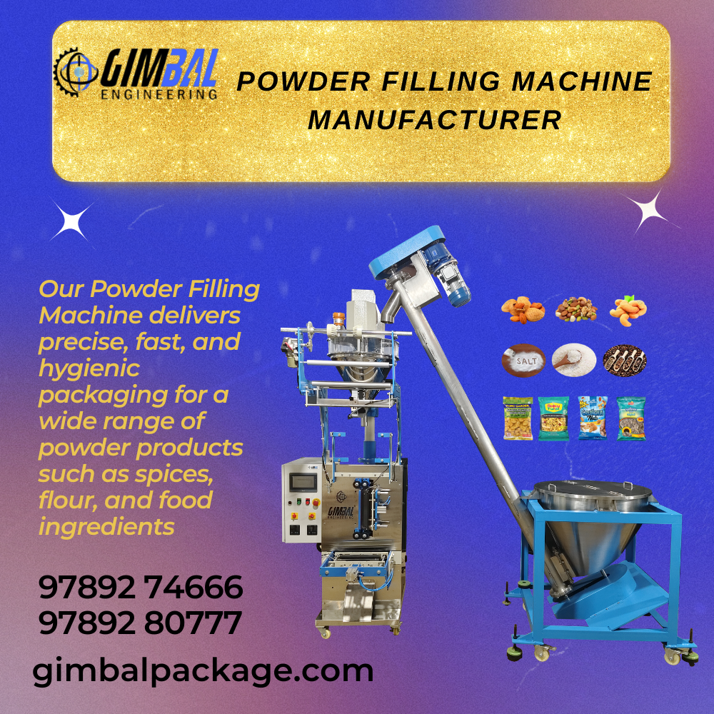 Powder Filling Machine Manufacturer in coimbatore