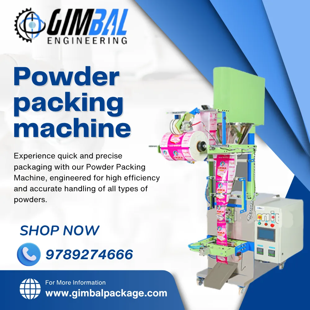 Powder Packing Machines Manufacturer – Gimbal Engineering
