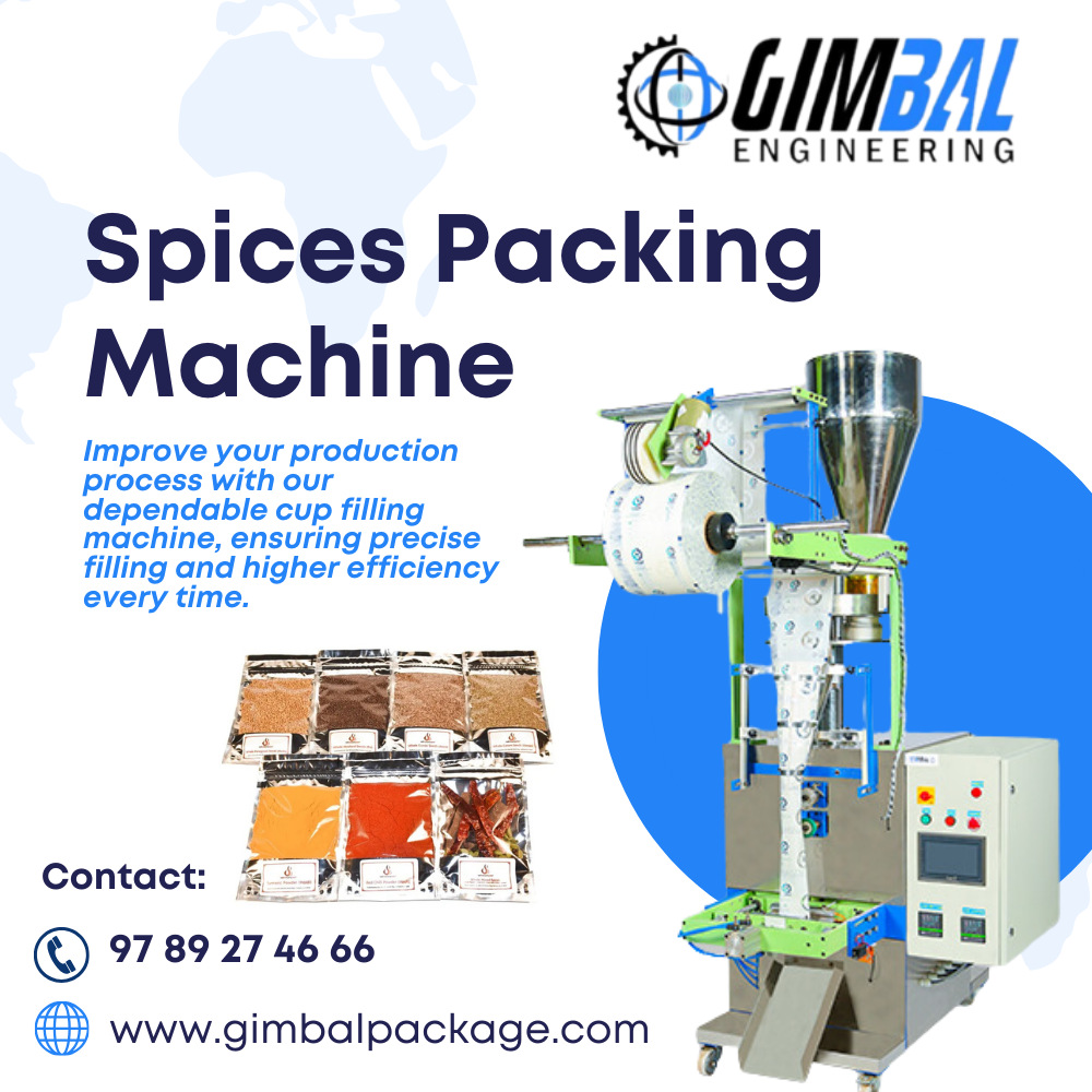 Automatic Spices Filling Machine Manufacturer – Gimbal Engineering