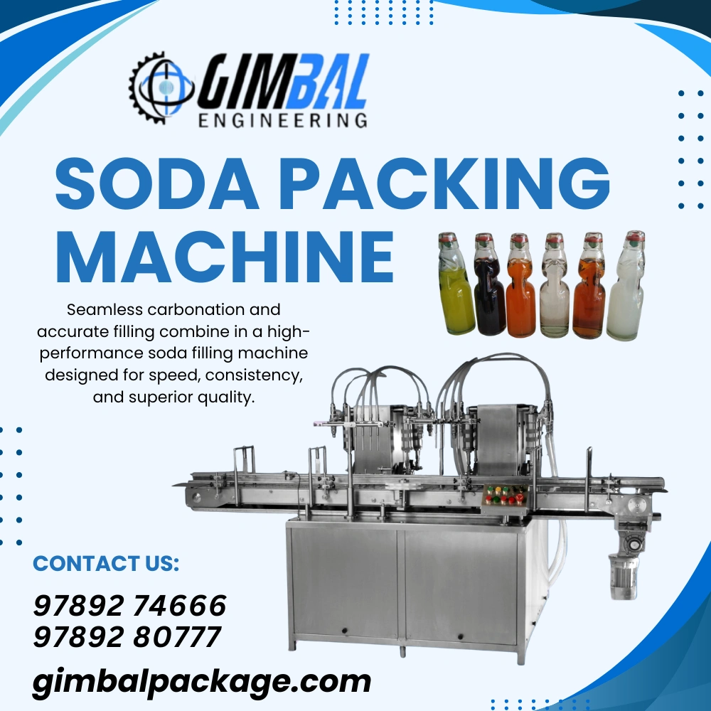 Soda Filling Machines Manufacturer – Gimbal Engineering