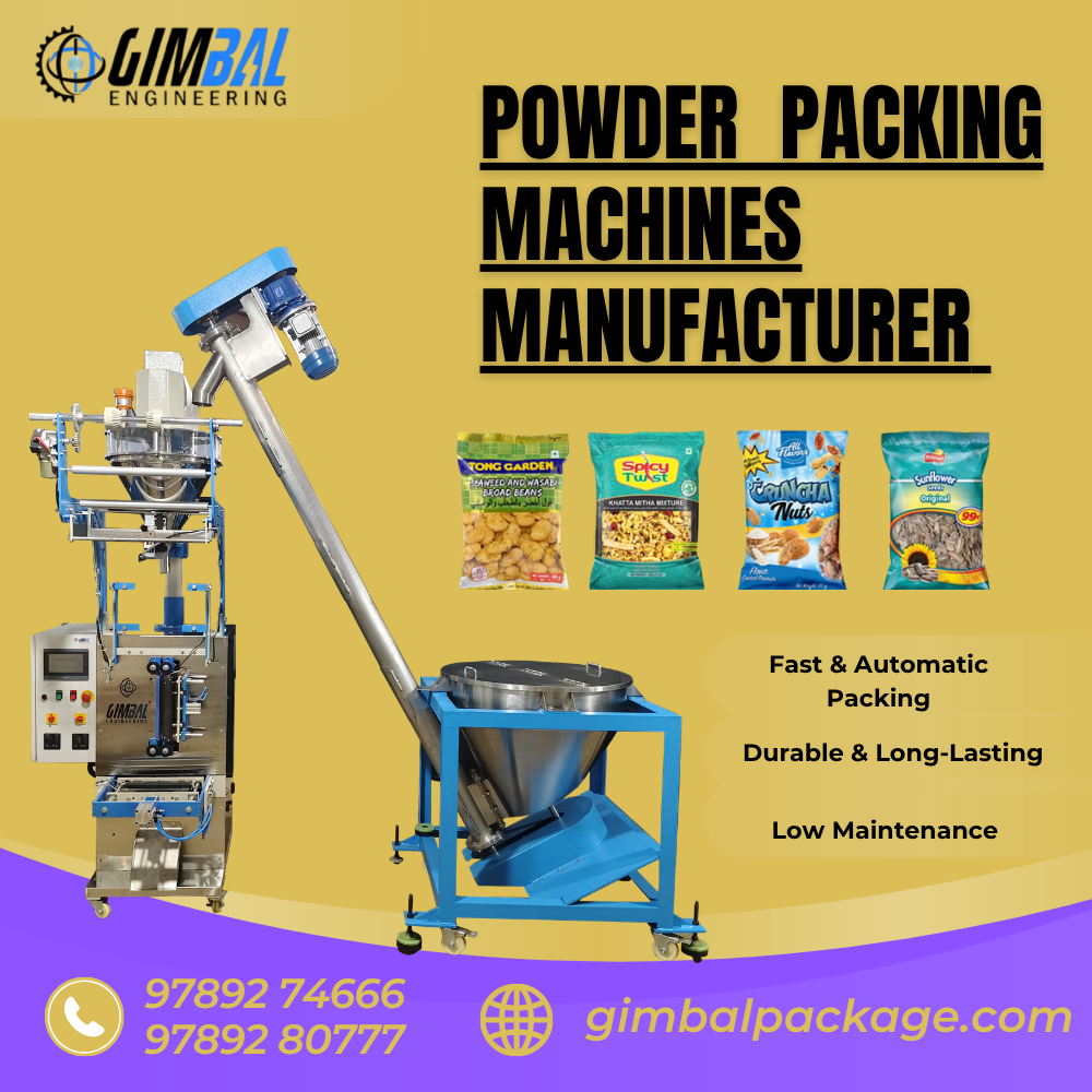 Powder Packing Machines Manufacturer in Coimbatore