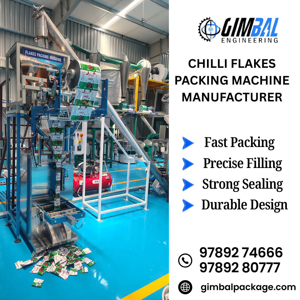 Chilli Flakes Packing Machine Manufacturer