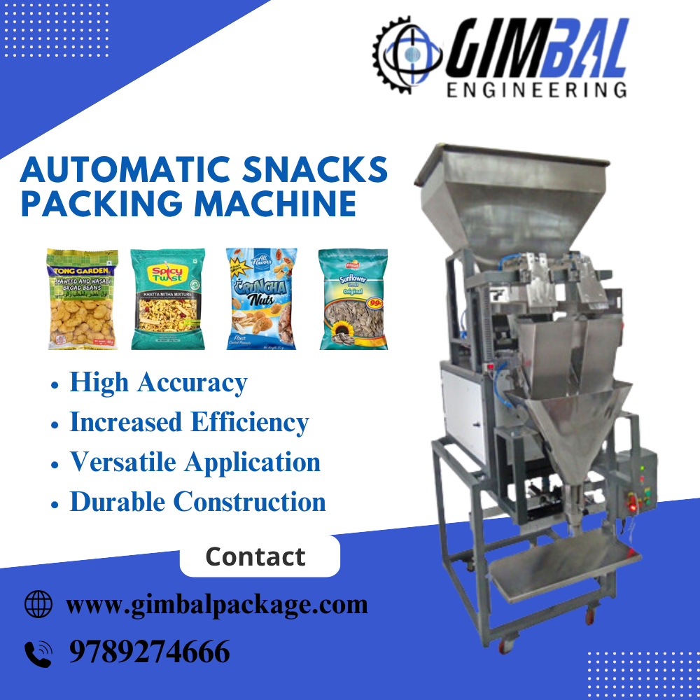 Automatic Snacks packing machine Manufacturers