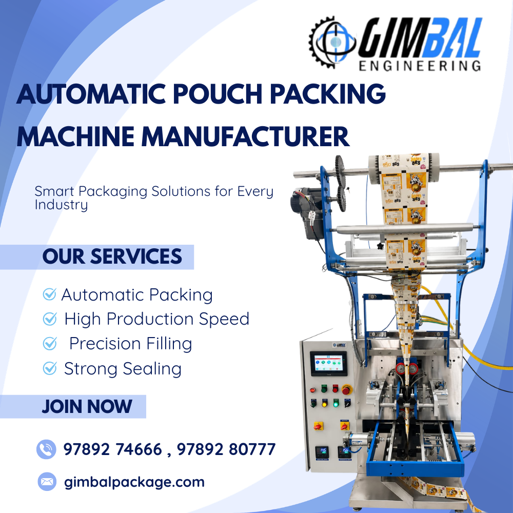 Automatic Pouch Packing Machine Manufacturer