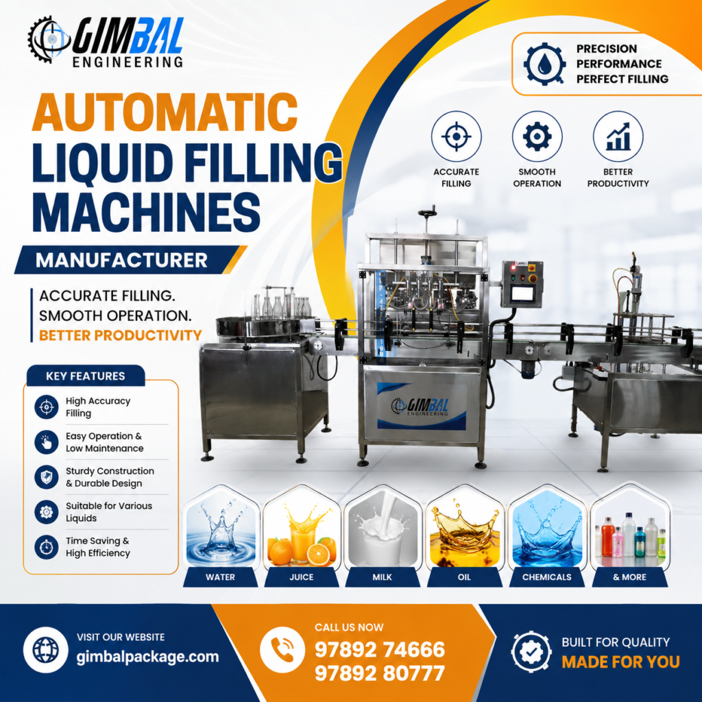 Automatic Liquid Filling Machine Manufacturers in Madurai